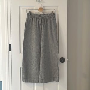 Madewell wide leg ankle length pants